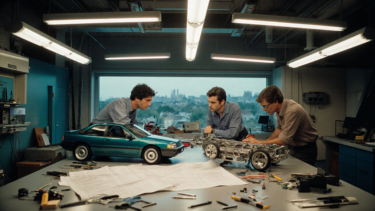 Inženýři Chrysleru a Opelu společně pracují na společném autovém podvozku v 90. letech