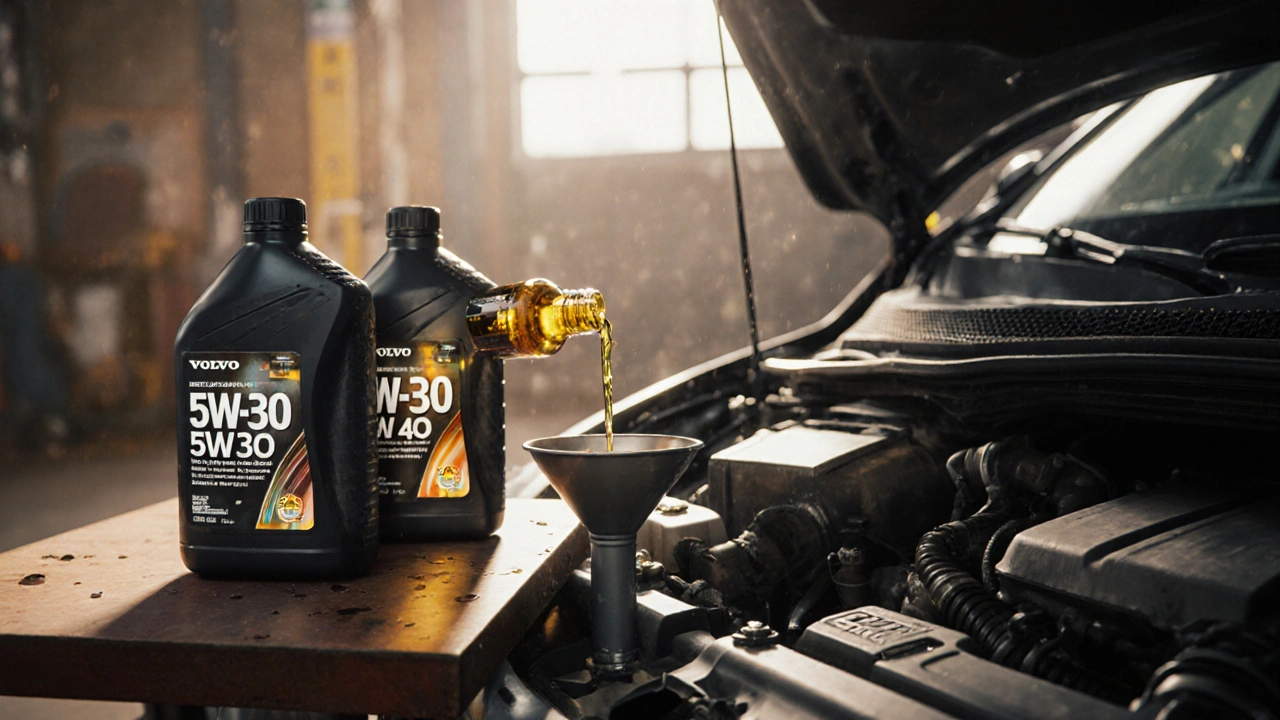 Co se stane, když smícháte motorový olej 5W-30 s 5W-40?