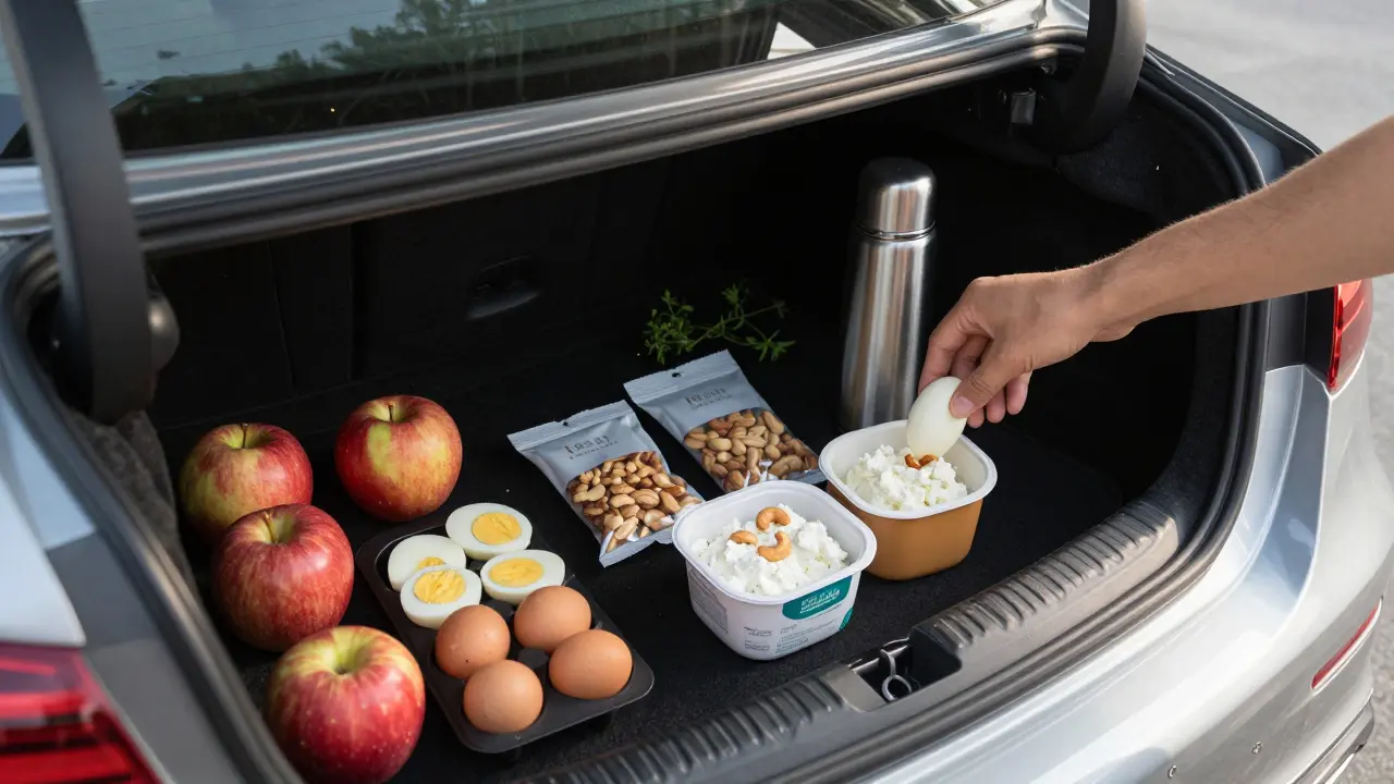 Co jíst před dlouhou cestou autem? Praktické rady pro pohodlnou jízdu